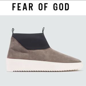 FEAR OF GOD POLAR WOLF BOOTS SUEDE SHEARLING SLIP ON LUXURY STREETWEAR ITALY